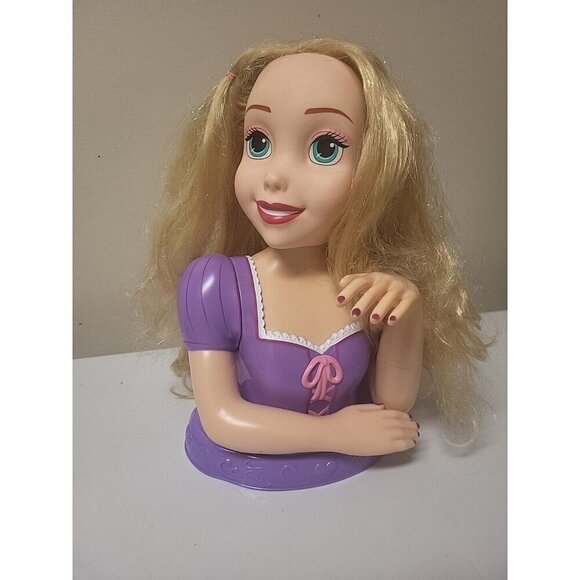 Disney Princess Rapunzel  13" Styling Head Shimmering Makeover Toy - Picture 6 of 12
